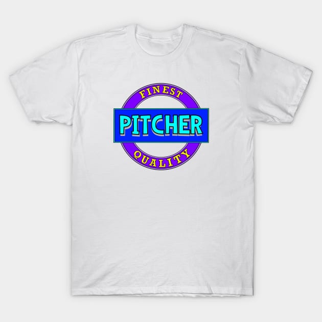 Pitcher T-Shirt by Retro-Matic